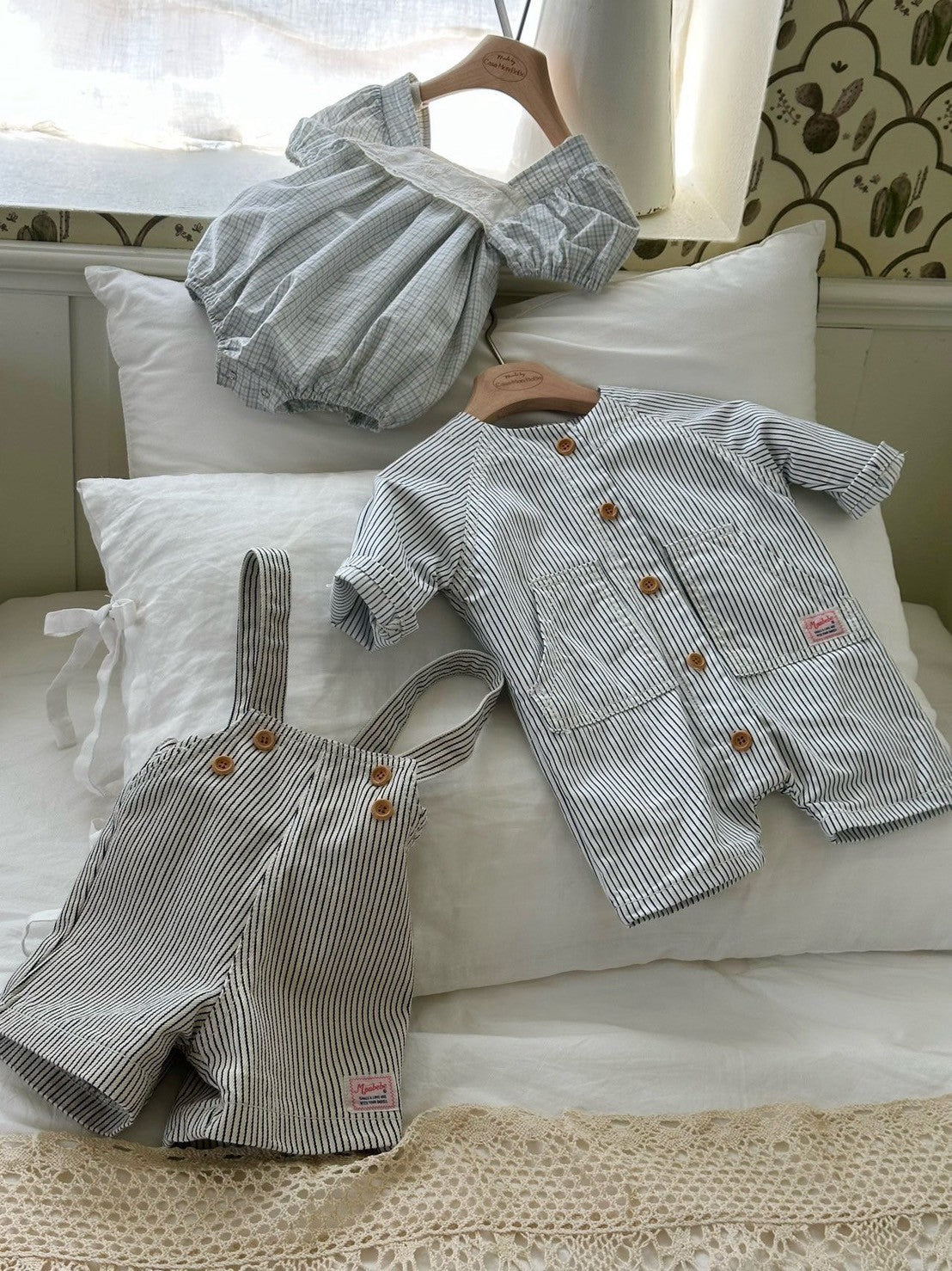 【即納】Bear check suit
